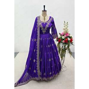 Vestido de fiesta de diseñador para mujer con Conjunto elegante Pent y Dupatta - Product Image 2