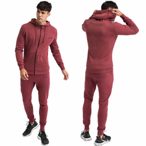 Custom High Quality Cotton Tracksuit <b>Men</b> Hoodie And Jogger Set Oversized Pullover Hoodies Sweatpants Acid Wash 2 Piece Set - Product Image 1