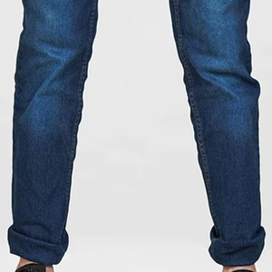 กางเกงยีนส์ทรงตรงผ้าเดนิมเนื้อแน่นสำหรับผู้ชาย ใส่ได้ทั้งฤดูหนาวและฤดูใบไม้ผลิ ระบายอากาศได้ดี ซักได้ ปิดด้วยซิปและกระดุม คุณภาพเยี่ยม - Product Image 6