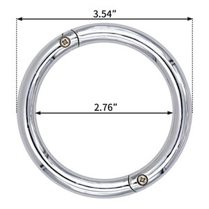 Carbon Steel Bull <b>Nose</b> Ring Heavy Duty Cattle <b>Nose</b> Ring Livestock Handling Tool Rust Resistant Steel Strong Durable Easy - Product Image 2