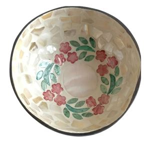 ชามมะพร้าวขายดีที่สุด ขายส่ง งานฝีมือเปลือกหอยมุก ปริมาณมาก โรงงานเวียดนาม ราคาแข่งขัน รับผลิตแบบ OEM ODM - Product Image 1