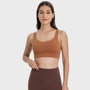 Soutien-gorge de sport haute performance pour femme, dos croisé, coussinets amovibles, idéal pour l'entraînement, la gym et le yoga - Product Image 1
