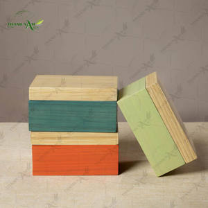 Caja de Bambú Prensado, Caja de Almacenamiento de Bambú Ecológica para el Hogar, Cocina, Baño, Hotel y Embalaje Premium - Product Image 3