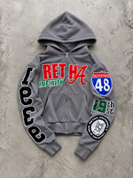 Sweat à capuche personnalisé coupe classique avec patchs lettres brodés, en molleton épais, pour l'hiver, style streetwear décontracté, unisexe, livraison rapide