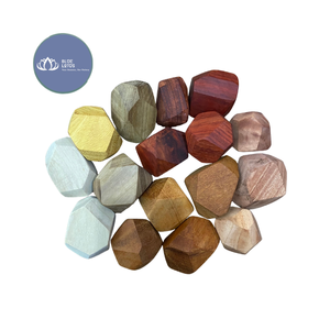 Blocs d'équilibre en bois naturel de haute qualité, jeu d'empilage éducatif Montessori, jouet de construction, vente en gros, exportation - Product Image 1