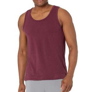 Débardeur de sport décontracté pour homme, col en V, tricoté, respirant, séchage rapide, écologique et de haute qualité, vente en gros - Product Image 1