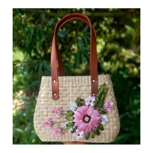 Sac bandoulière 99 GOLD DATA en jacinthe d'eau bohème, style vintage, avec fermeture éclair, portable, mini sac d'été pour femme, 500 ml, jaune - Product Image 6