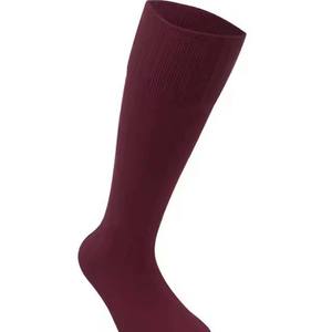 Men's Eco-Friendly Cotton Crew <b>Socks</b>-Solid Color Comfortable <b>Winter</b> Sports <b>Socks</b> with Custom Logo on Cuff - Product Image 2
