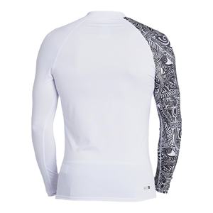 Compresión de alta calidad MMA Rash Guard Protection manga larga Rash Guard para hombres transpirable personalizado Rash Guards desgaste al por mayor - Product Image 3