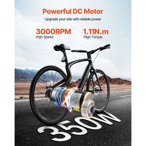 Moteur électrique à courant continu brossé 350W 24V 3000 tr/min pour karts, motos tout-terrain, vélos électriques et motos - Product Image 2