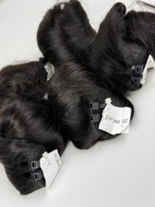 Extensions de cheveux humains en gros, tissées, lisses, noir naturel - Product Image 6