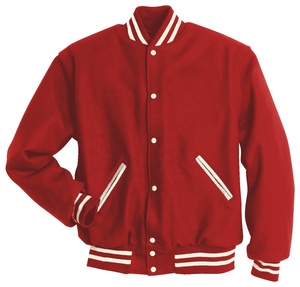 Hot Selling Men's Varsity <b>Jacket</b> for Adults Youth Wool Letterman with Stand Collar <b>Leather</b> Sleeves Multiple Colors Available - Product Image 5