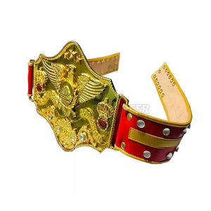 Ceintures de champion de lutte miniatures durables avec options de placage or et argent - Product Image 2