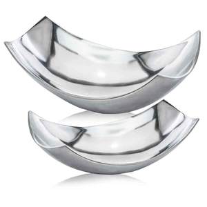 Modern Day Accents Cucha - Tazón Pequeño Decorativo de Aluminio Dorado Brillante para Nueces, Llaves, Centro de Mesa - Product Image 4
