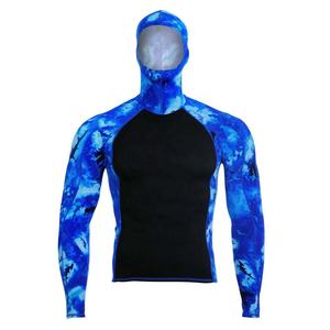 New Custom Design Hooded Rashguard Swimming Sports Suring Shirt Sublimated Printed Rashguard - Product Image 1