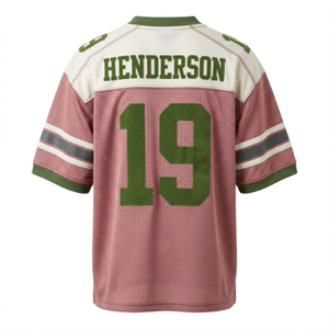 Custom Embroidered & Sublimated Team Name & Number Jerseys V-<b>Neck</b> High Quality Polyester Quick Dry Fabric OEM & ODM Service - Product Image 5