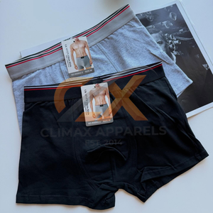 <b>Custom</b> Private Label Mens <b>Boxer</b> Briefs ODM Breathable Cotton Spandex Knitted Underwear Mid-Rise Comfortable Waist Logo Bulk - Product Image 2