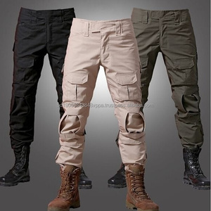 Pantalons de jogging unisexes écologiques à jambes larges, confort standard, pantalons de survêtement décontractés, taille plus, 6 poches cargo, pantalons en coton - Product Image 6