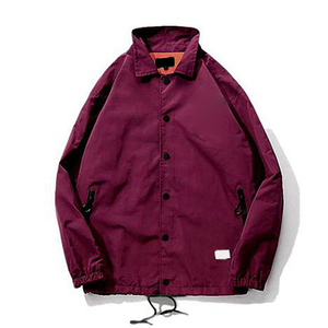 Liberaiders Reversible <b>Coach</b> Jacket High Woven Water Proof Zippered Closure Hooded Streetwear for Autumn XS Single Pattern - Product Image 4