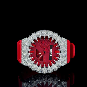 Reloj Deportivo Personalizado con Diamantes de Excelente Calidad, Premium, con Incrustaciones de Diamantes, al Mejor Precio, Otros Relojes en Venta - Product Image 1