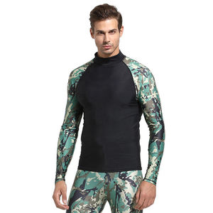 Professional <b>Men</b> Rash Guard <b>Compression</b> <b>Shirt</b> Long Sleeve High Neck Gym Fitness Training Wear Sublimation Printed Breathable - Product Image 6