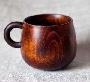 Rustic Finished Wood Coffee <b>Cup</b> Handmade Natural Acacia Wooden Mug <b>Reusable</b> Tea Beer Drinking <b>Cup</b> Farmhouse Kitchen Drinkware - Product Image 6