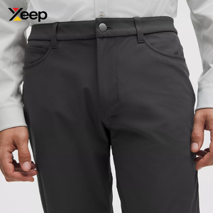 ออกแบบโลโก้ตามสั่ง XEEP รุ่น XC-MT-15 กางเกงขายาวผู้ชายทรงตรง สไตล์ลำลอง เอวสูง น้ำหนักเบา ผลิตจากโพลีเอสเตอร์/คอตตอน ปิดด้วยเชือกผูก - Product Image 2