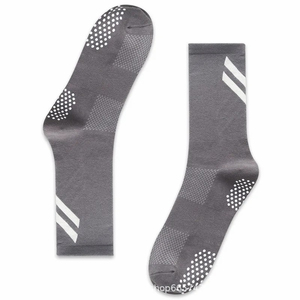 Chaussettes de sport professionnelles en gros pour la course et le basketball, personnalisées, en Spandex/Polyester, écologiques, séchage rapide, hauteur genou, collection automne - Product Image 2