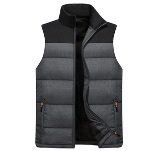 Chaleco Acolchado Reversible para Hombre, Ropa de Abrigo para Otoño, Cálido, Acolchado, Informal, Grueso, Aislado, Sin Mangas - Product Image 1