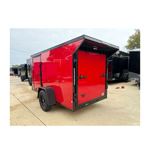 Remolque utilitario cerrado confiable de 7x14 con eje tándem para construcción y mudanzas - Product Image 3