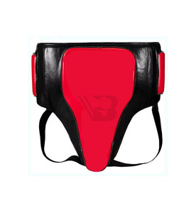 Protège-entrejambe de boxe en cuir PU sur mesure, anti-transpiration, protection sportive, couleur/taille/logo personnalisables pour MMA et boxe, prix bas - Product Image 1