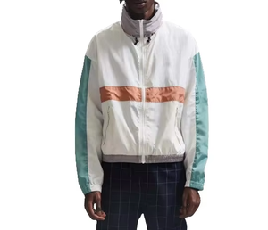 OEM Wholesale <b>Canvas</b> Windbreaker Jacket for Men-Hooded Quick Dry Breathable | Custom Logo <b>Packing</b> | All Sizes Available - Product Image 2