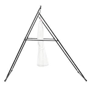 Max 440.9 Lbs Load Swing Stand Triangular Structure Aerial Rig Aerial Silk Stands EVA Foam 6.6-Yard <b>Yoga</b> <b>Hammock</b> 4-Level - Product Image 1