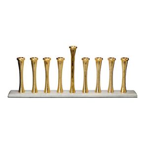 Trending Wooden Menorah <b>Candle</b> Holder Modern Stone Menorah <b>Candle</b> Stand 9 Slot Hanukkah Candelabra Religious Activity Decor - Product Image 3