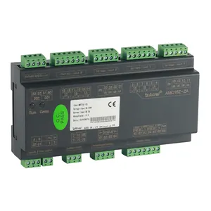 AMC16Z-ZA U I P Q S PF Measurement 45~60Hz Dual Independent 1(6)A AC Incoming Circuits 3-phase Energy Meter For Data Center