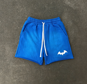 Pantalones Cortos Deportivos para Hombre, Personalizados con Logotipo, Bordado Desgastado, Poliéster, Cintura Alta, Cierre con Cordón, Secado Rápido, Efecto Desteñido, Borde Cortado con Ácido - Product Image 5