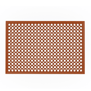 Durable 60*90*1cm Red Rubber Floor Mat Anti-Fatigue and Long-Lasting Rubber Flooring - Product Image 1