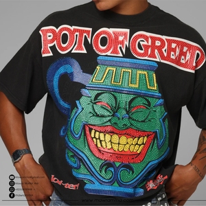 Heavyweight Oversized Short Sleeve <b>TShirt</b> 100% Cotton Custom Logo Wholesale Unisex Summer Outdoor Tee Drop Shoulder Streetwear - Product Image 3