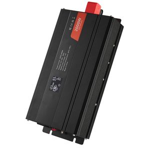 Inverter a Onda Sinusoidale Pura da 2000 Watt con Display LCD, da DC 12V a AC 110V, 2 Prese AC, 2 Porte USB, 1 Porta Type-C, 240V 120V - Product Image 4