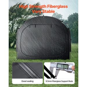 Spacious Outdoor <b>Bike</b> <b>Storage</b> <b>Tent</b> with Ventilated Window Easy Install Waterproof-<b>for</b> Storing 5 <b>Bikes</b> BC <b>Tent</b> Product - Product Image 4