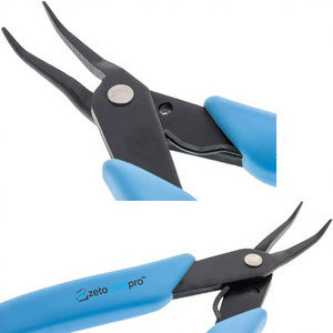 Pinzas de Precisión de Plástico con Punta Curva del Fabricante, de Alta Calidad para Electrónica y Joyería, Uso en Espacios Reducidos - Product Image 3