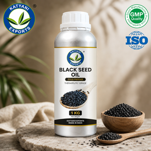 Premium <b>Black</b> <b>Seed</b> <b>Oil</b> Cold Pressed - For Skincare Cosmetics & Aromatherapy Formulations - Bulk Supplier Manufacturer from India - Product Image 1