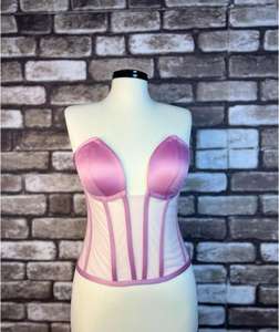 Vintage Women's Overbust Corset Tops Sexy Shapewear Breathable Eco-Friendly Leather for Plus Sizes <b>Tummy</b> <b>Control</b> Medium <b>Control</b> - Product Image 5