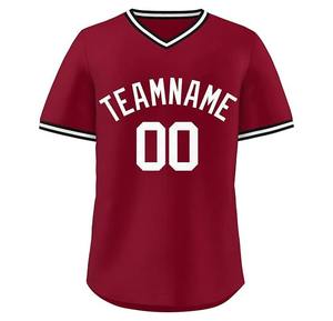 Ropa Deportiva al por Mayor, Camiseta de Manga Corta Personalizada con Nombre y Número del Club para Hombre, Estilo Jersey de Béisbol Americano con Logotipo del Equipo - Product Image 2