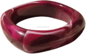 Bracelet en résine de style nouveau, différentes couleurs mélangées et bracelet en résine pour femmes, design personnalisé et bracelet en résine - Product Image 2