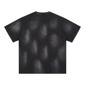 Camiseta de Algodón Rosa Degradado para Hombre, Talla Grande, Estilo Casual de Verano, Manga Corta, Tejido Liso - Product Image 5