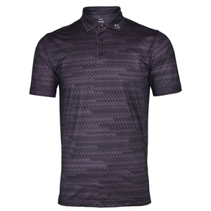 Alta calidad de los hombres de poliéster Spandex cuello en V de gran tamaño de talla grande Golf para Polo transpirable de punto logotipo personalizado diseño juvenil - Product Image 1