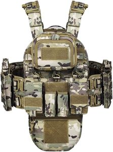 Men's Premium Tactical Multi-Pocket Fishing <b>Vest</b> Outdoor <b>Utility</b> Lightweight UPF 50 Polyester/Nylon Safari <b>Vest</b> - Product Image 2