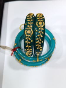 LISA JEWELLERS Pulseras de Oro Sólido de 22K para Mujer, Brazaletes Tradicionales Bengalíes para Novia, Joyería de Boda, Oro Puro Certificado BIS - Product Image 3