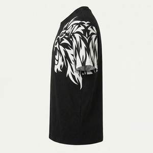 Wholesale Custom Printed Logo <b>Black</b> High Quality 100% Cotton Polyester Men's Vintage Half Sleeve <b>T</b>-<b>shirt</b> Plain Highstreet <b>Shirts</b> - Product Image 4